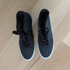 NWOB Vans / High Tops / Black Denim / sz 7.5